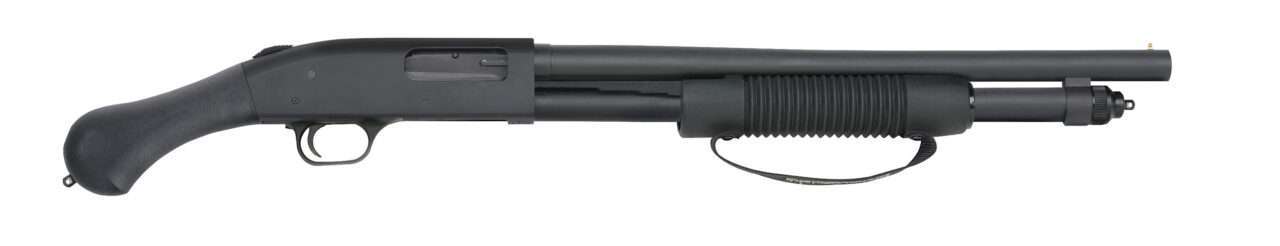 MOSSBERG 590 SHOCKWAVE 7 SHOT 18.5" 12GA RIGHT SIDE VIEW