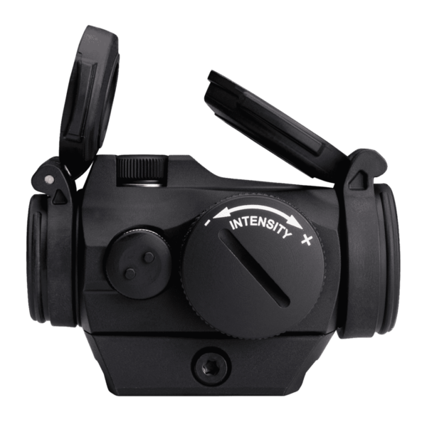 AIMPOINT MICRO H-2 STANDARD/LOW MOUNT TOP RIGHT SIDE VIEW FRONT ANGLE