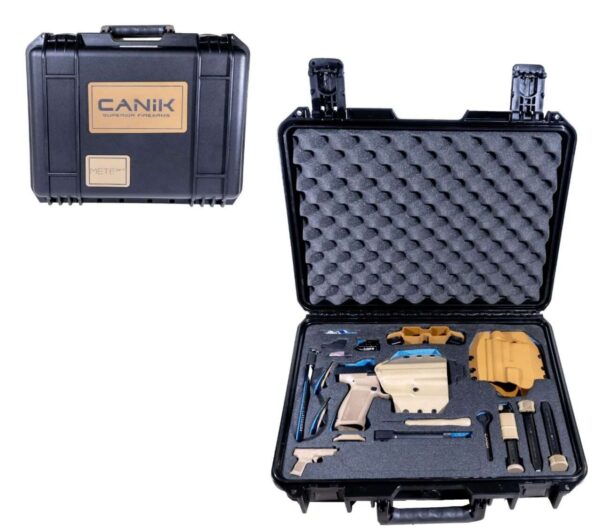 CANIK METE SFT LOADOUT PACKAGE 9MM IN OPEN CASE AND CLOSED CASE