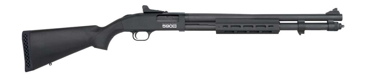 MOSSBERG 590S 12GA 20" GHOST RING SIGHT RIGHT SIDE VIEW