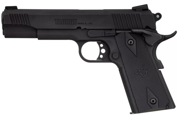 TAURUS 1911 9MM LUGER MATTE BLACK FULL SIZE LEFT SIDE VIEW