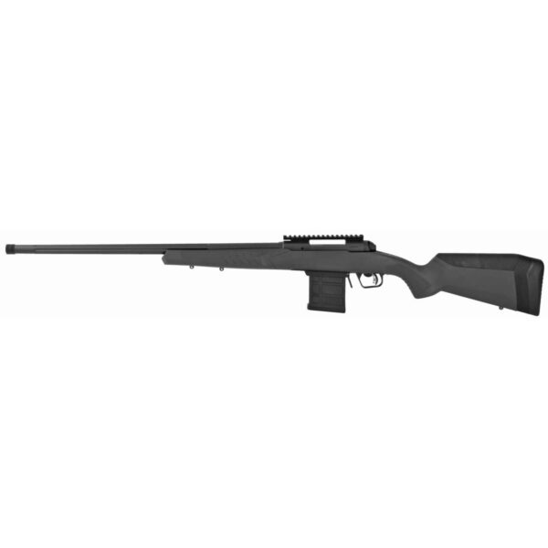 SAVAGE 110 TACTICAL GREY FLUTED 24" 6.5 CREEDMOOR LEFT SIDE VIEW