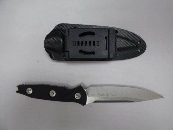 MICROTECH SOCOM ALPHA SINGLE EDGE STONEWASH STANDARD EDGE UP WITH SHEATH