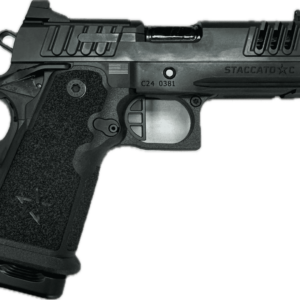 STACCATO C DLC BULL BARREL FLAT TRIGGER X SERRATIONS V3 9MM LEFT SIDE VIEW