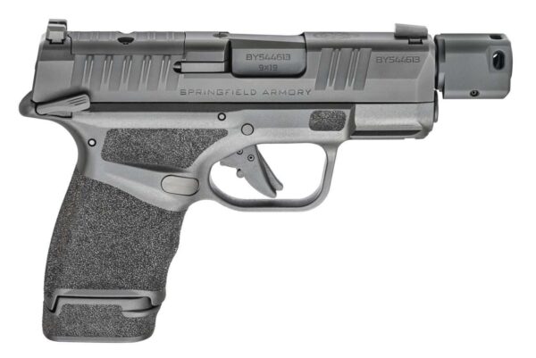 SPRINGFIELD ARMORY HELLCAT® RDP 3.8″ MICRO-COMPACT MANUAL SAFETY 9MM RIGHT SIDE VIEW EXTENDED CAPACITY MAGAZINE