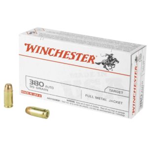 WINCHESTER WHITE BOX USA 380 FMJ 95GR