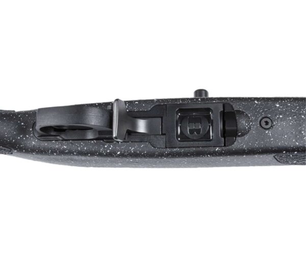 BERGARA BXR CARBON RIFLE 16.5" .22LR BOTTOM VIEW TRIGGER GUARD AND MAGAZINE