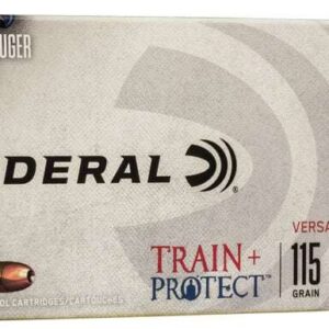 FEDERAL TRAIN AND PROTECT 115GR JHP 50 RND BOX