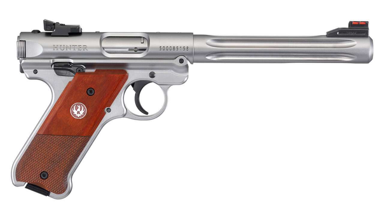 ruger mark 4 hunter 6.88" barrel left side view