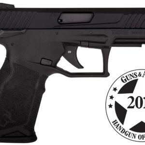 TAURUS TX22 ANODIZED BLACK 22LR BLACK POLYMER FRAME 16 ROUND MANUAL SAFETY LEFT SIDE VIEW