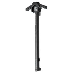 SILENCERCO GAS DEFEATING CHARGING HANDLE TOP VERTICAL VIEW WITH REAR FACING UP