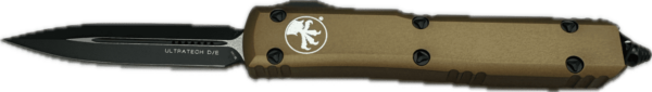 MICROTECH KNIVES ULTRATECH DOUBLE EDGE TAN STANDARD LABEL