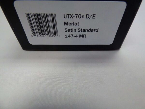 MICROTECH UTX-70 DOUBLE EDGED MERLOT SATIN STANDARD LABEL