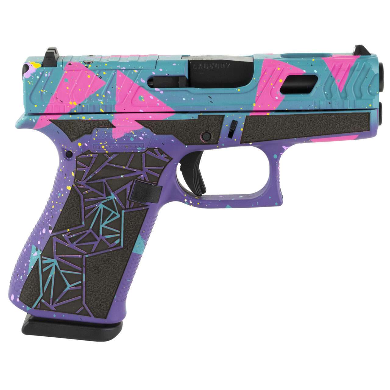 GLOCK SHARK COAST TACTICAL 43X OPTIC READY 80S DAY 9MM LEFT SIDE VIEW