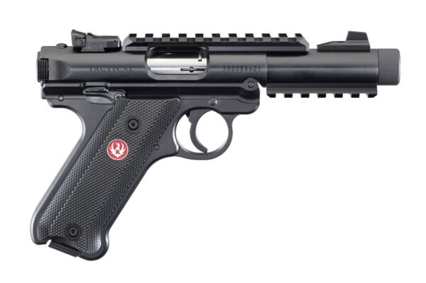 RUGER MKIV TACTICAL LEFT SIDE VIEW FRONT ANGLE