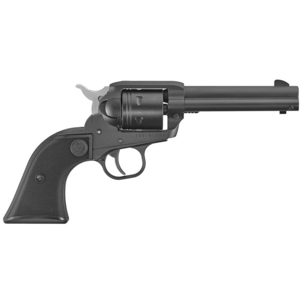 RUGER WRANGLER BLACK .22LR RIGHT SIDE VIEW FRONT ANGLE
