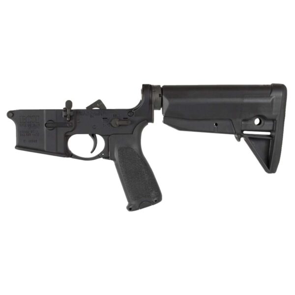BCM COMPLETE RIFLE LOWER RECEIVER BLACK GUNFIGHTER FURNITURE BLEMISHED LEFT SIDE VIEW