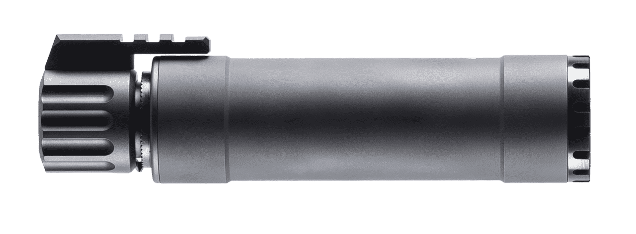 B&T tp9 rotex iii silencer rail on top right side view
