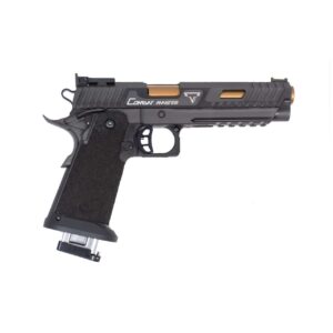 TARAN TACTICAL JOHN WICK 3 COMBAT MASTER 9MM RIGHT SIDE VIEW TRIGGER GRIP CLOSE UP