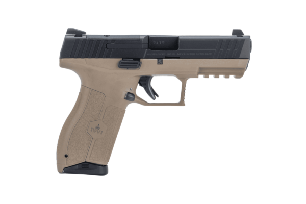 masada optic ready pistol flat dark earth 9mm right side view