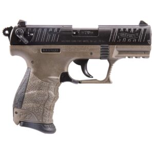 WALTHER P22 CALIFORNIA FDE/BLACK .22LR LEFT SIDE VIEW
