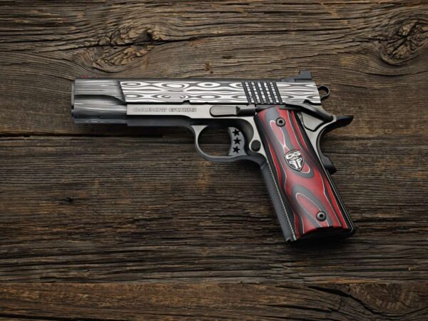 CABOT GUN OF THE MONTH 2023 JUNE 1911 BEDSIDE DEMON 9MM LEFT SIDE VIEW