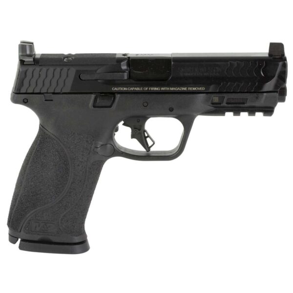SMITH & WESSON M&P9 M2.0 OPTICS READY FULL SIZE SERIES TOP LEFT SIDE VIEW FRONT ANGLE