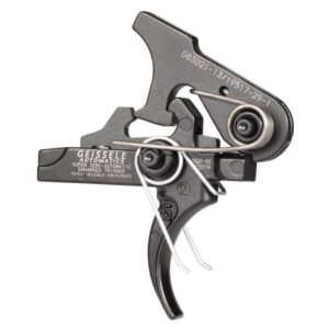 GEISSELE SSA-E TRIGGER, CURVED, BLK - TRIGGER ASSEMBLED