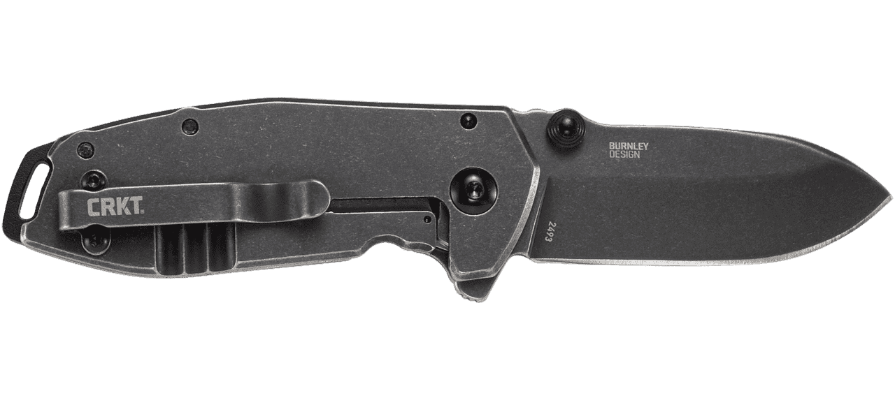 CRKT SQUID ASSISTED BLACK RIGHT SIDE VIEW CLOSED