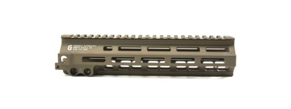 GEISSELE 9.3" SUPER MODULAR RAIL MK8 M-LOK® DDC TOP LEFT SIDE VIEW REAR ANGLE