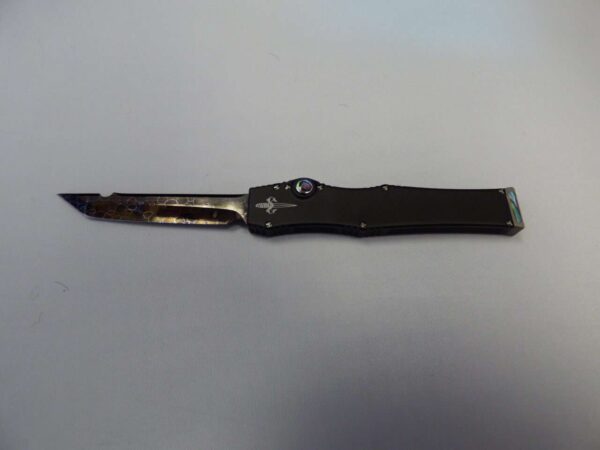 Microtech halo iii mini marfione custom declaration of authenticity with microfiber cleaning cloth