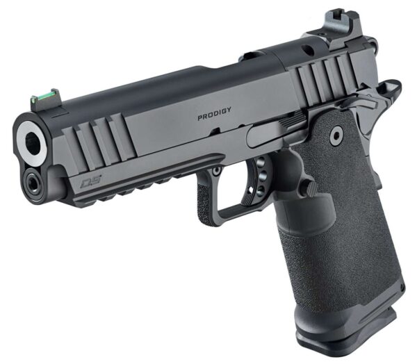 SPRINGFIELD ARMORY 1911 DS PRODIGY 5" AOS LEFT SIDE VIEW FRONT ANGLE