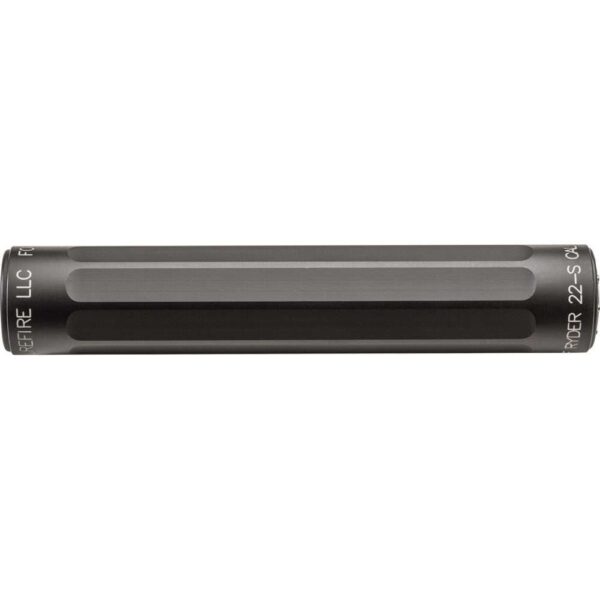 surefire ryder 22-s silencer black top left side view front angle