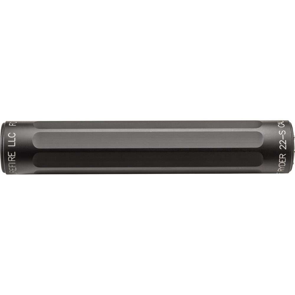 surefire ryder 22-s silencer black top left side view front angle