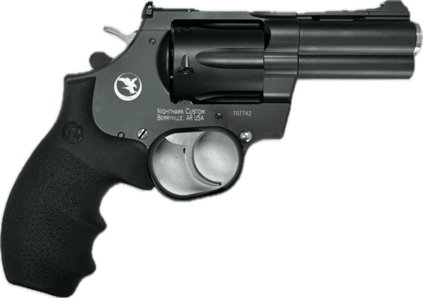 NIGHTHAWK CUSTOM KORTH MONGOOSE DUAL CYLINDER 3" .357/9MM LEFT SIDE VIEW