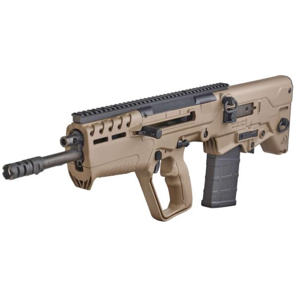 IWI TAVOR 7 7.62 NATO 16.5" FLAT DARK EARTH LEFT SIDE VIEW FRONT ANGLE