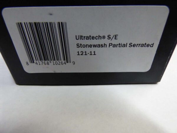 MICROTECH ULTRATECH SINGLE EDGED STONEWASH PARTIAL SERRATED LABEL