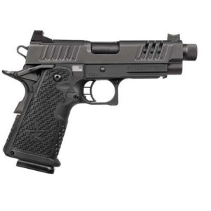 staccato c2 dpo tactical threaded stainless steel barrel x series serrations right side view rear angle