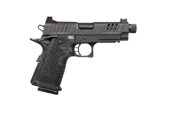 staccato c2 dpo tactical threaded stainless steel barrel x series serrations right side view rear angle