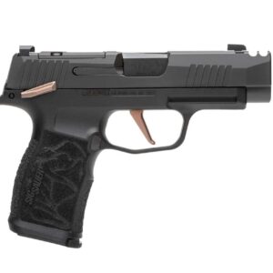 SIG SAUER P365-XL COMP ROSE MANUAL SAFETY OPTIC READY 9MM DISPLAYED WITH ACCESSORIES
