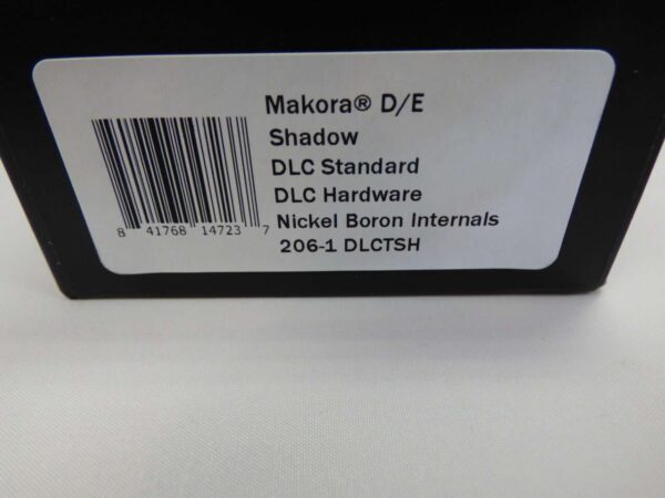 MICROTECH MAKORA DOUBLE EDGE SHADOW DLC STANDARD DLC HARDWARE NICKEL BORON INTERNALS LABEL
