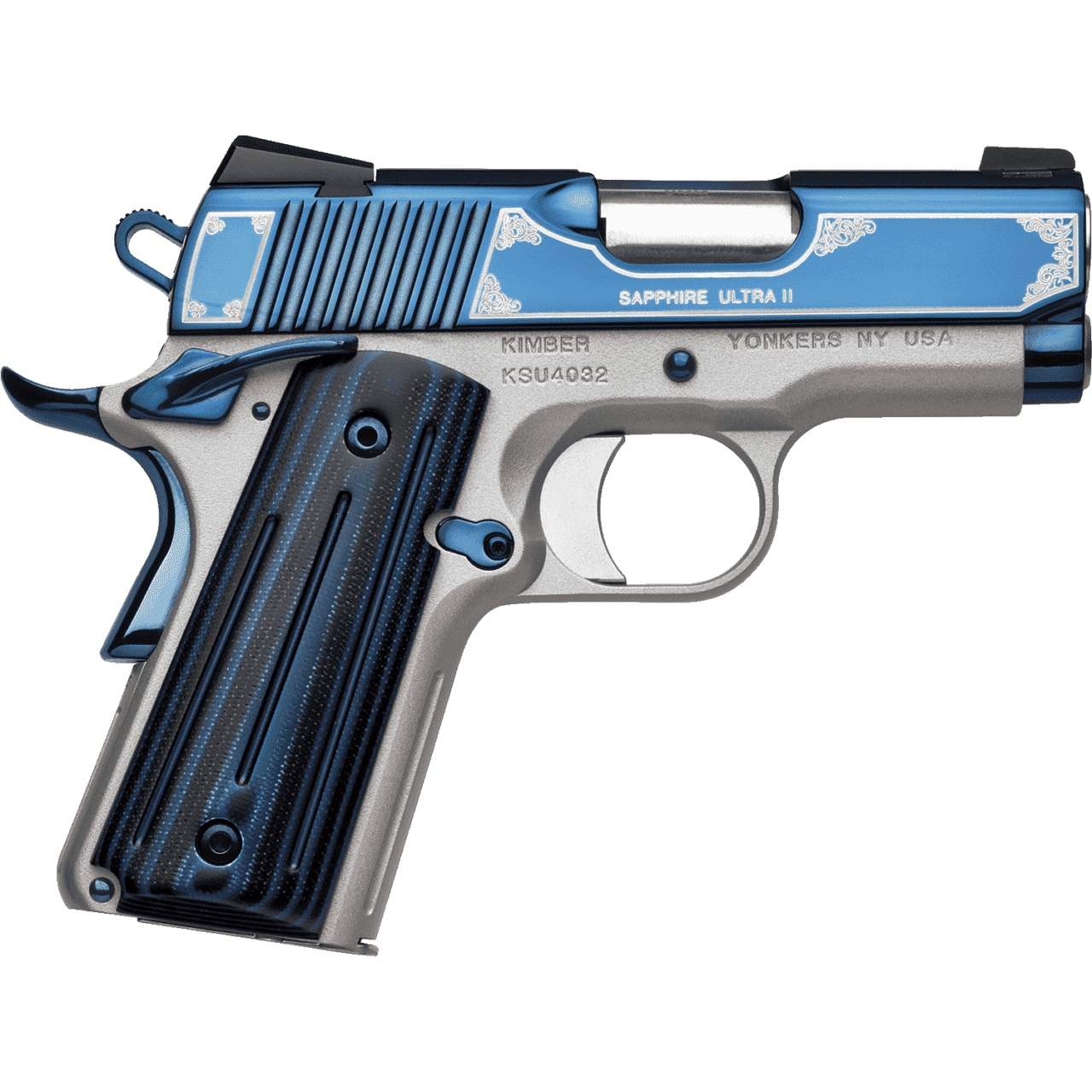 kimber sapphire ultra ii bottom right side view back angle