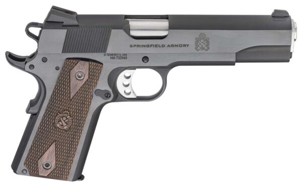 SPRINGFIELD ARMORY 1911 GARRISON BOTTOM LEFT SIDE VIEW BACK ANGLE