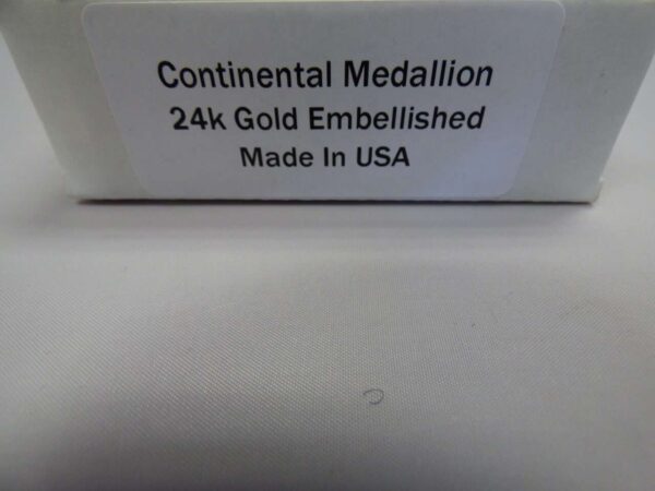 MICROTECH CONTINENTAL MEDALLION 24K GOLD EMBELLISHED LABEL