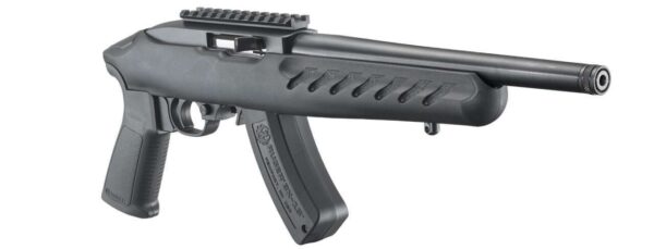 RUGER 22 CHARGER BLACK 10" RIGHT SIDE VIEW FRONT ANGLE