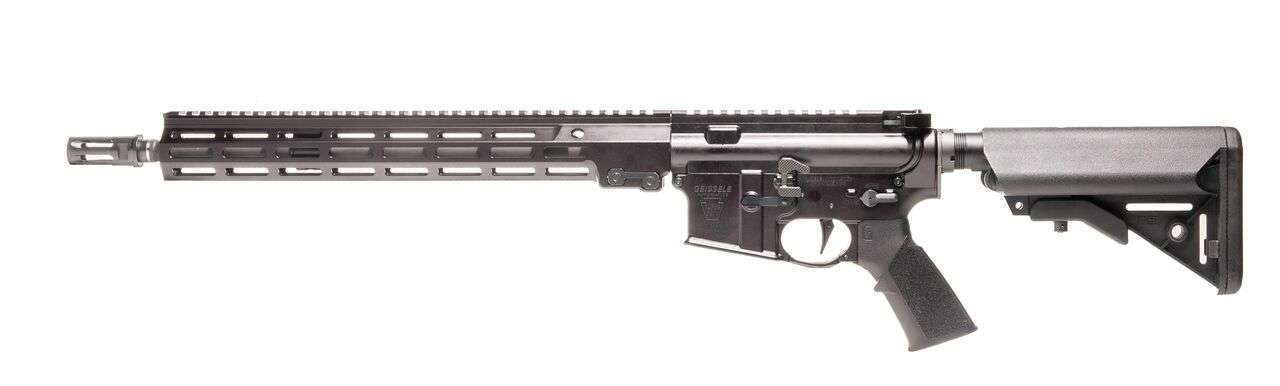 GEISSELE SUPER DUTY 16" RIFLE - LUNA BLACK 5.56 - LEFT SIDE VIEW