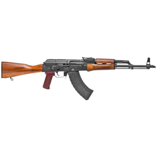 RILEY DEFENSE RAK47-C CLASSICAL TEAK WOOD 7.62X39 LEFT SIDE VIEW FRONT ANGLE