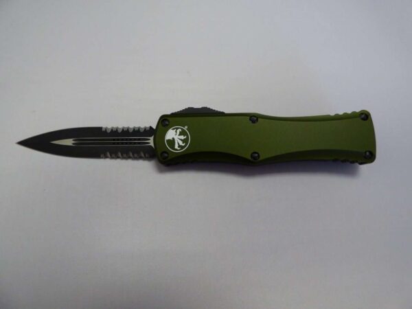 MICROTECH HERA DOUBLE EDGE OD GREEN PARTIAL SERRATED LABEL