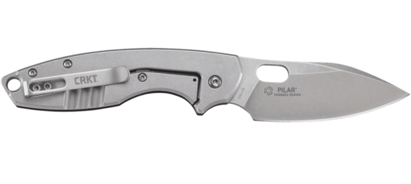 CRKT PILAR® III BLACK W/D2 BLADE STEEL RIGHT SIDE VIEW CLOSED