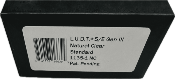 MICROTECH KNIVES LUDT SINGLE EDGE GEN III NATURAL CLEAR STANDARD LABEL